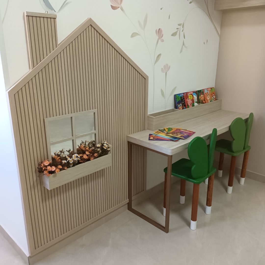 Recepção de consultório infantil 