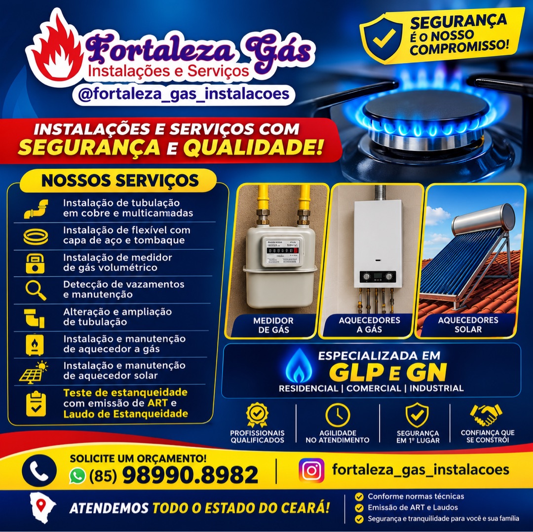 Trabalho de Fortaleza gás instalações e serviços Ltda