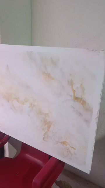 Placa de efeito marmorizado (amostra)