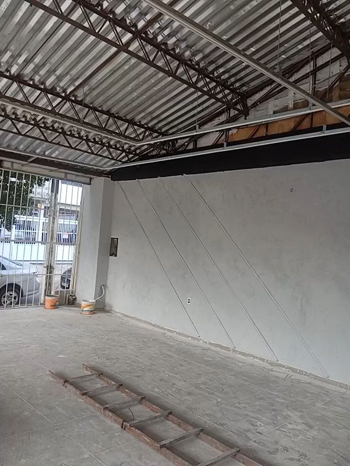 Cimento queimado em andamento